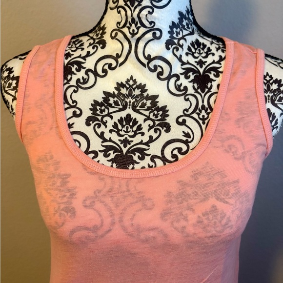 ALLEN ALLEN American Flag T-shirt & Peach Tank Top with Pockets - Picture 3 of 14